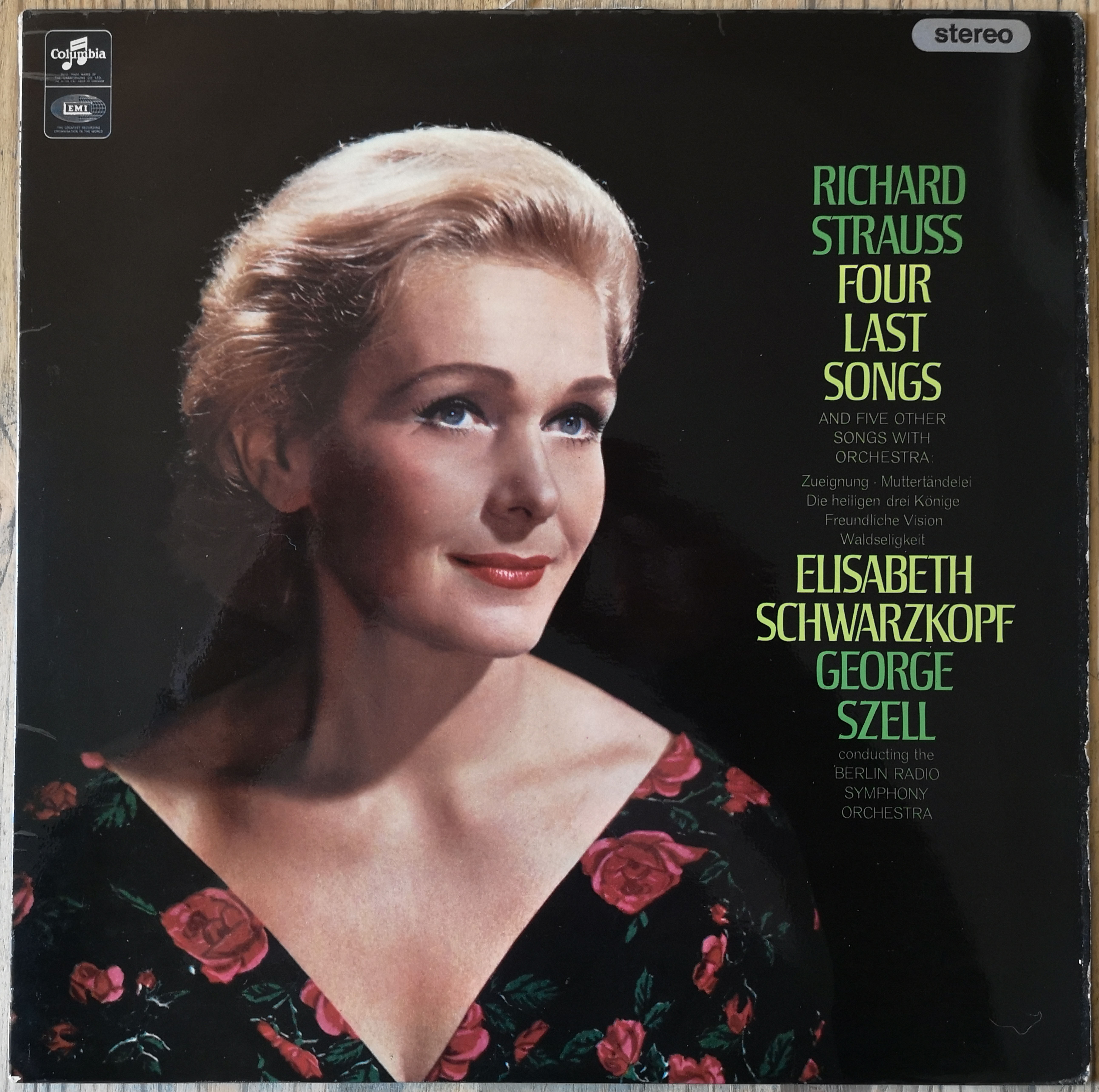 ERC074 Richard Strauss - Four Last Songs performed by Elisabeth Schwarzkopf with George Szell Conducting The Berlin Radio Symphony Orchestra